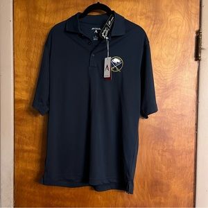Buffalo Sabres NHL Antigua Adult S Stitched Polo Golf Shirt BNWT